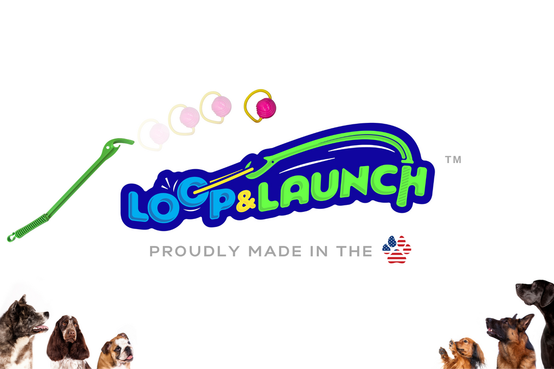 Loop & Launch is a new Ball and Launcher fetch toy for dogs!